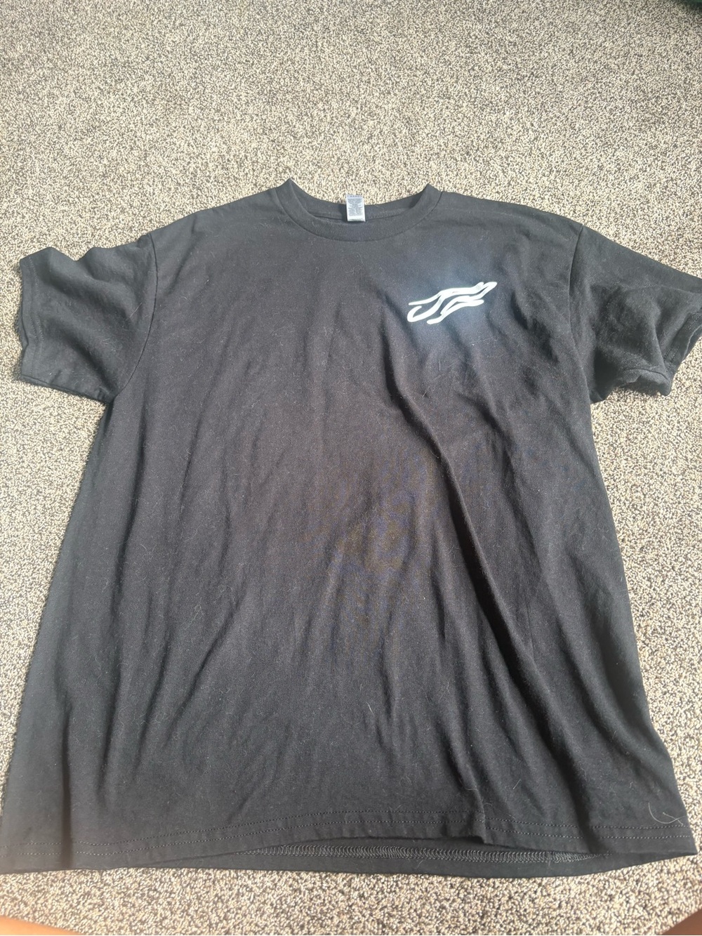 Black Men's Short-Sleeve Graphic Tee
